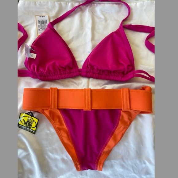 BODY GLOVE BELTED BIKINI BOTTOM w KONA SOL MATCHING TOP NWT READ - Picture 9 of 10